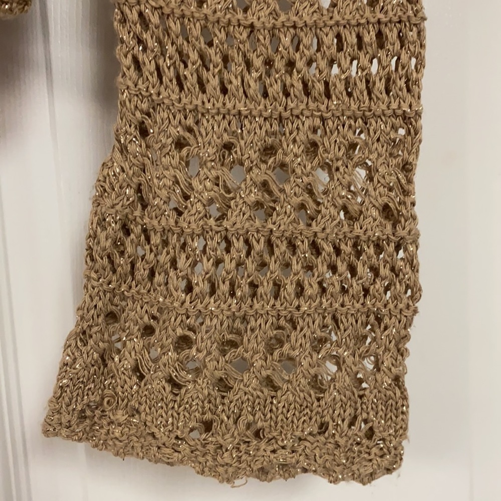 Liz Lange size XL golden brown sweater cardigan - Picture 9 of 12